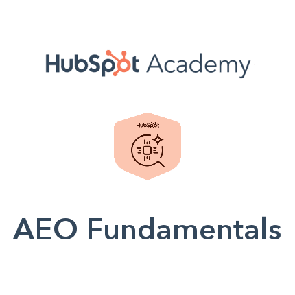 I'm Evolution agenzia certificata Hubspot AEO Fundamentals