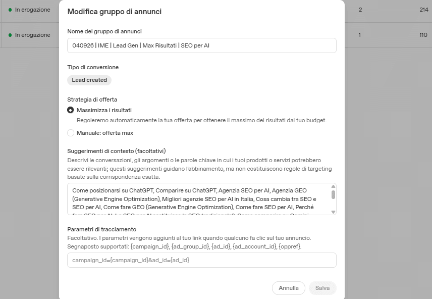 Context hints ChatGPT Ads
